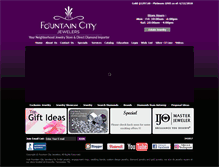 Tablet Screenshot of fountaincityjewelers.com